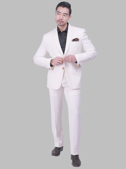 White Slim Fit Suit